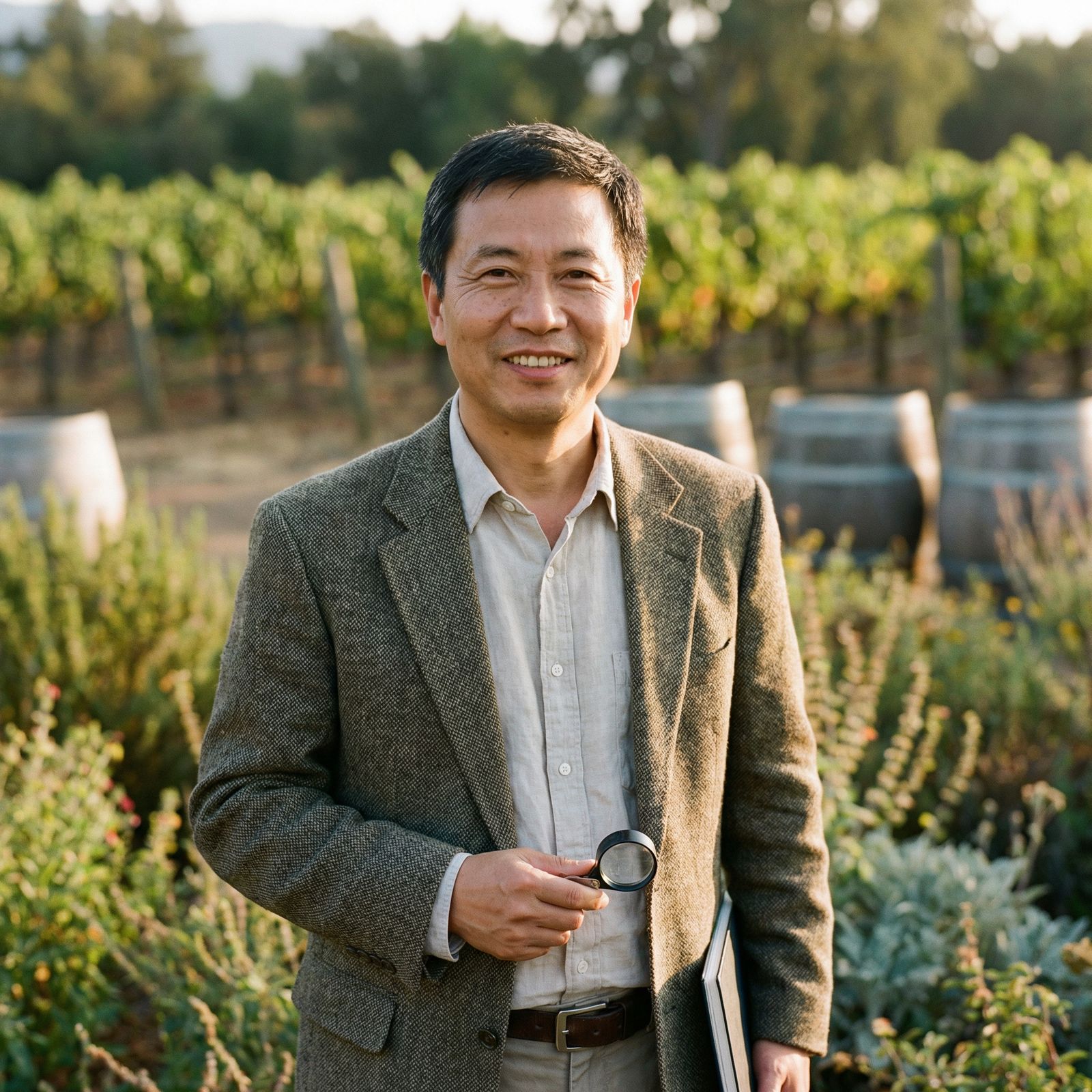 黄色仓库植物专家陈教授