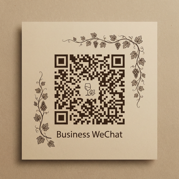 黄色仓库商务二维码